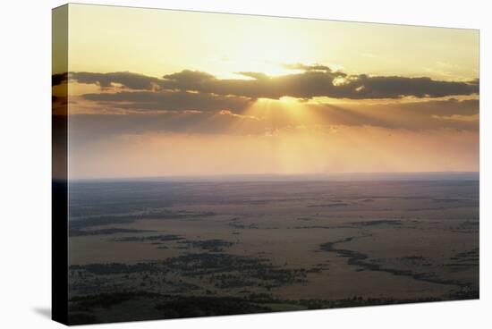 Tanzania, Serengeti National Park, Sunrise over Serengeti-Gavriel Jecan-Stretched Canvas