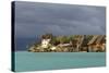 Tanzania, Zanzibar, Nungwi, Tourist Resort on Stilts-Anthony Asael-Stretched Canvas