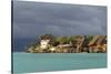 Tanzania, Zanzibar, Nungwi, Tourist Resort on Stilts-Anthony Asael-Stretched Canvas