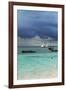 Tanzania, Zanzibar, Nungwi, Traditional Sailing Boat with Storm-Anthony Asael-Framed Photographic Print