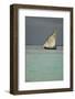 Tanzania, Zanzibar, Nungwi, Traditional Sailing Boat with Storm-Anthony Asael-Framed Photographic Print