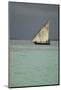 Tanzania, Zanzibar, Nungwi, Traditional Sailing Boat with Storm-Anthony Asael-Mounted Photographic Print