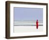 Tanzania, Zanzibar, Unguja, Pongwe, a Lady Looks Out to Sea-Nick Ledger-Framed Photographic Print