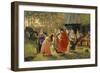 Tanzende junge Frauen im Dorf. 1889-Alexej Korsuchin-Framed Giclee Print