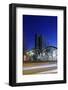 Tanzende TŸrme (Dancing Towers), Office - and Commercial Building on the Reeperbahn in the Evening-Axel Schmies-Framed Photographic Print