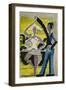 Tanzpaar (Drehende Tänzerin). 1931-32-null-Framed Giclee Print
