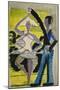 Tanzpaar (Drehende Tänzerin). 1931-32-null-Mounted Giclee Print