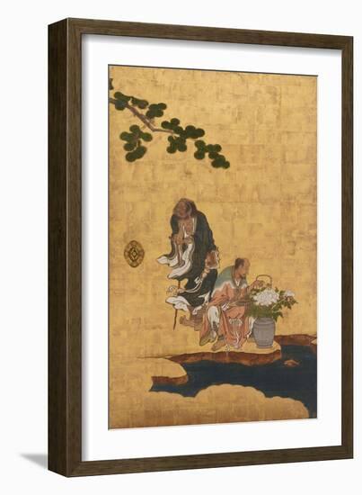 Taoist Immortals, C.1647-Kano Sansetsu-Framed Giclee Print