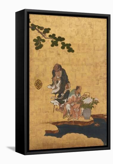 Taoist Immortals, C.1647-Kano Sansetsu-Framed Stretched Canvas