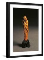 Taoist Philosopher Holding Fungus-Ling Chin in His Hands-null-Framed Giclee Print