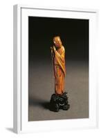 Taoist Philosopher Holding Fungus-Ling Chin in His Hands-null-Framed Giclee Print