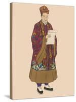 Taoist Priest-Science Source-Stretched Canvas