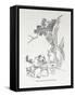 Taoist Searching for the Elixir of Immortality-Alphonse Hubrecht-Framed Stretched Canvas