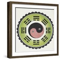 Taoist Symbol of Yin and Yang-null-Framed Giclee Print