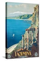 Taormina, 1927-Mario Borgoni-Stretched Canvas