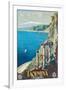 Taormina, 1927-Mario Borgoni-Framed Giclee Print