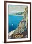 Taormina, 1927-Mario Borgoni-Framed Giclee Print