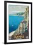 Taormina, 1927-Mario Borgoni-Framed Giclee Print