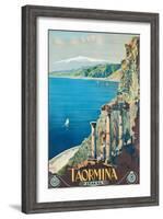 Taormina, 1927-Mario Borgoni-Framed Giclee Print