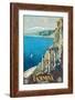 Taormina, 1927-Mario Borgoni-Framed Giclee Print
