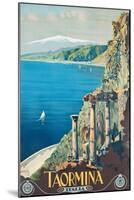 Taormina, 1927-Mario Borgoni-Mounted Giclee Print