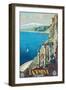 Taormina, 1927-Mario Borgoni-Framed Premium Giclee Print