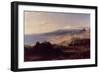 Taormina and Etna, c.1840-Carl Rottmann-Framed Giclee Print