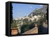 Taormina from the Public Gardens, Island of Sicily, Italy, Mediterranean-Sheila Terry-Framed Stretched Canvas