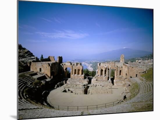 Taormina, Island of Sicily, Italy, Mediterranean-Oliviero Olivieri-Mounted Photographic Print