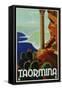 Taormina Poster-null-Framed Stretched Canvas