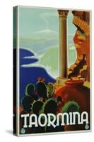 Taormina Poster-null-Stretched Canvas