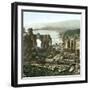 Taormina (Sicily, Italy), the Greek Theater (IIIrd Century B,C,) and the Etna, Circa 1860-Leon, Levy et Fils-Framed Photographic Print