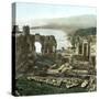 Taormina (Sicily, Italy), the Greek Theater (IIIrd Century B,C,) and the Etna, Circa 1860-Leon, Levy et Fils-Stretched Canvas