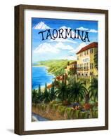 Taormina, Sicily, Italy-Caroline Haliday-Framed Giclee Print