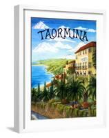 Taormina, Sicily, Italy-Caroline Haliday-Framed Giclee Print