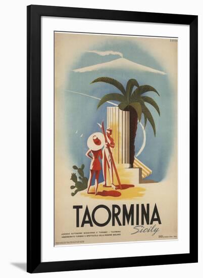 Taormina, Sicily-null-Framed Giclee Print