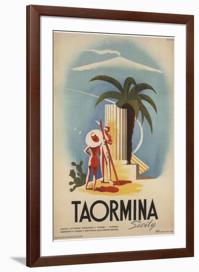 Taormina, Sicily-null-Framed Giclee Print