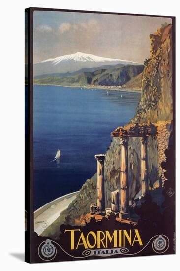 Taormina-Vintage Apple Collection-Stretched Canvas