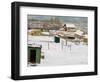 Taos in the Snow, C.1914-20 (Oil on Canvas)-Walter Ufer-Framed Giclee Print