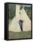 Taos Indian Pueblo, New Mexico, USA-Adam Woolfitt-Framed Stretched Canvas