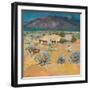 Taos Landscape with Indians (Oil on Canvas)-Walter Ufer-Framed Giclee Print