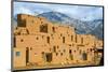 Taos Pueblo in New Mexico Usa-null-Mounted Art Print