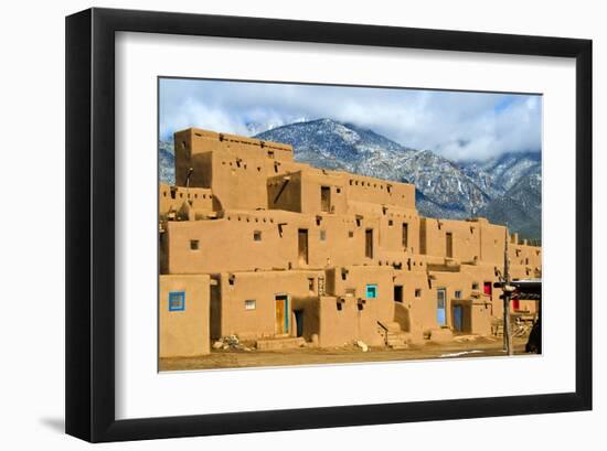 Taos Pueblo in New Mexico Usa-null-Framed Art Print