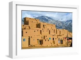 Taos Pueblo in New Mexico Usa-null-Framed Art Print