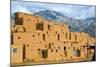 Taos Pueblo in New Mexico Usa-null-Mounted Art Print