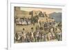 Taos Pueblo Indian Dances, New Mexico-null-Framed Premium Giclee Print