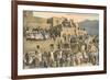 Taos Pueblo Indian Dances, New Mexico-null-Framed Premium Giclee Print