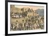 Taos Pueblo Indian Dances, New Mexico-null-Framed Premium Giclee Print