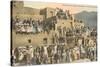 Taos Pueblo Indian Dances, New Mexico-null-Stretched Canvas