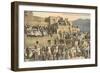 Taos Pueblo Indian Dances, New Mexico-null-Framed Art Print
